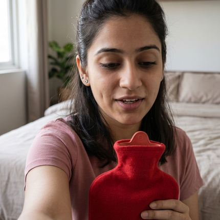 Hot water bag for Back pain , Menstrual cramps and  Muscle relief therapeutic heat pack